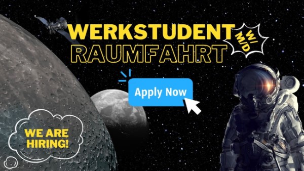 Werkstudent Raumfahrt gesucht