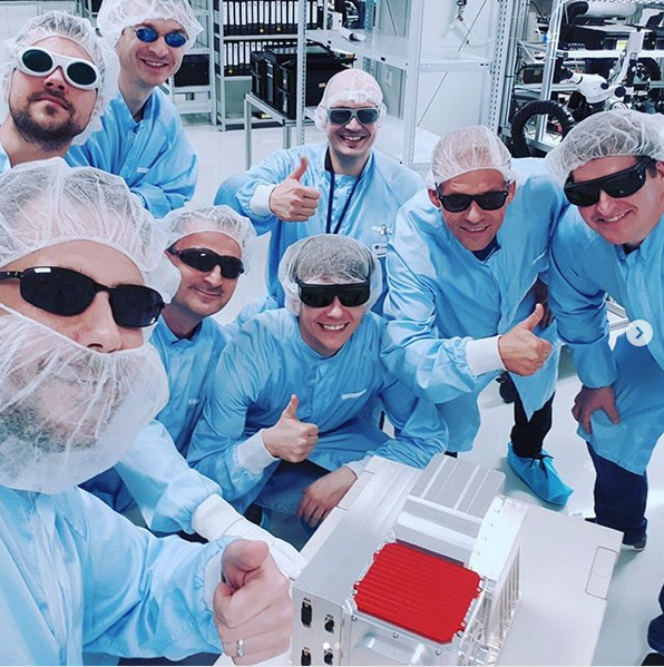 Am 9. Oktober 2019 startete der Satellit MEV-1 ins All. (Foto: Jena-Optronik) 