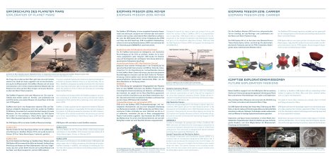 ExoMars Zwei Missionen, ein Programm zur Erforschung des Roten Planeten