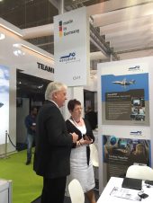 Die deutsche Generalkonsulin, Frau Hellwig-Boette, besucht den German Pavilion