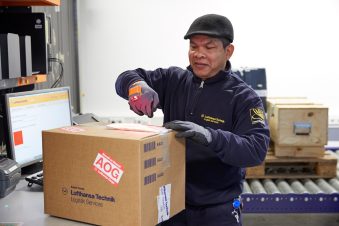 Das Digital Warehouse der Lufthansa Technik Logistik Services am Flughafen München