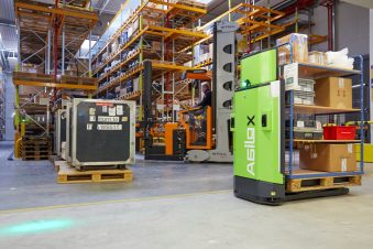 Das Digital Warehouse der Lufthansa Technik Logistik Services am Flughafen München