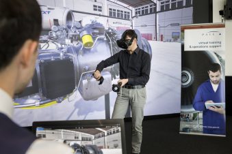 Die Aus- und Weiterbildung von Wartungstechnikern an virtuellen Triebwerken spart Trainingskosten und -aufwand