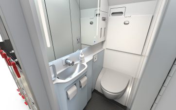 Mit wenigen Handgriffen lässt sich aus zwei schmalen Toiletten ein großer, behindertengerechter Raum machen.