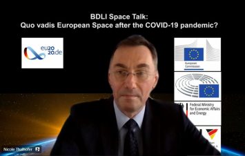 The BDLI SPACE TALK was moderated by Prof. Kai-Uwe Schrogl 