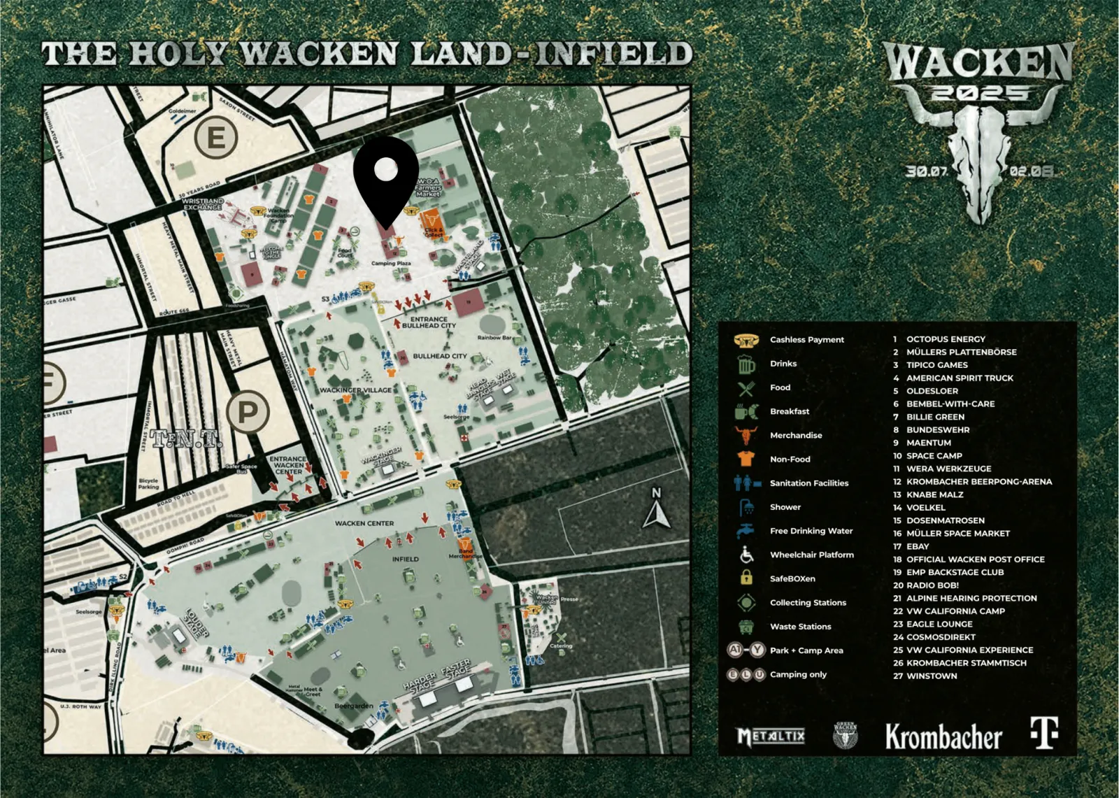 WoA Karte - Markierung Space Camp