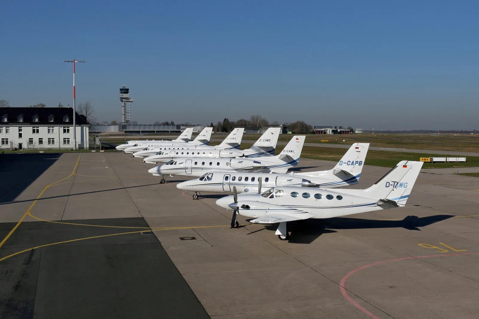Die Aerowest Flugzeugflotte