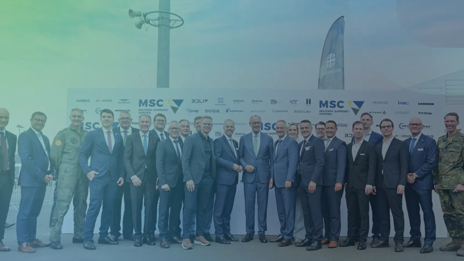 MSC Partner mit Bundeskanzler Friedrich Merz auf der ILA Berlin 2026
