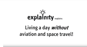 Living a day without aviation and space travel 