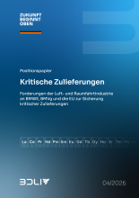 Deckblatt Kritische Zulieferungen