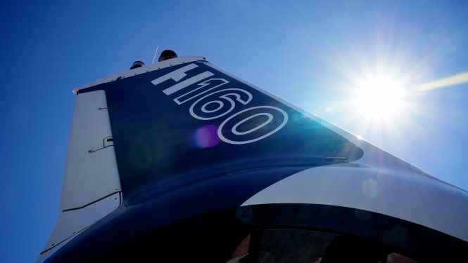 Leisester Hubschrauber seiner Klasse: die neue H160 © Airbus Helicopters Leisester Hubschrauber seiner Klasse: die neue H160 © Airbus Helicopters