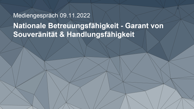 Nationale Betreuungsfähigkeit Nationale Betreuungsfähigkeit