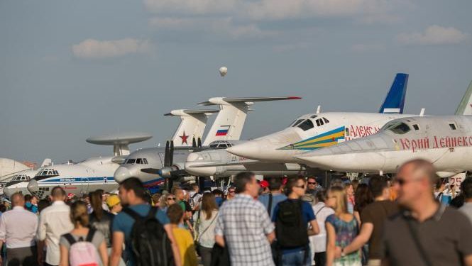 Die deutsche Luft- und Raumfahrtindustrie präsentiert sich auf der MAKS 2017 Die deutsche Luft- und Raumfahrtindustrie präsentiert sich auf der MAKS 2017