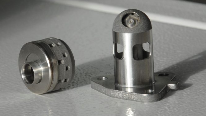 Die Einspritzdüse ARRANO aus dem 3D-Drucker Die Einspritzdüse ARRANO aus dem 3D-Drucker