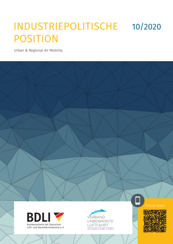 Industriepolitische Position Urban Regional Air Mobility