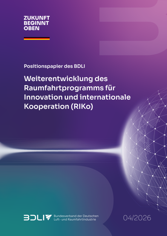 Weiterentwicklung des Raumfahrtprogramms für Innovation und internationale Kooperation (RIKo) Titelbild