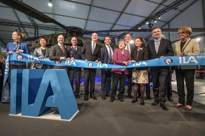 Chancellor Merkel opens ILA 2018 Chancellor Merkel opens ILA 2018