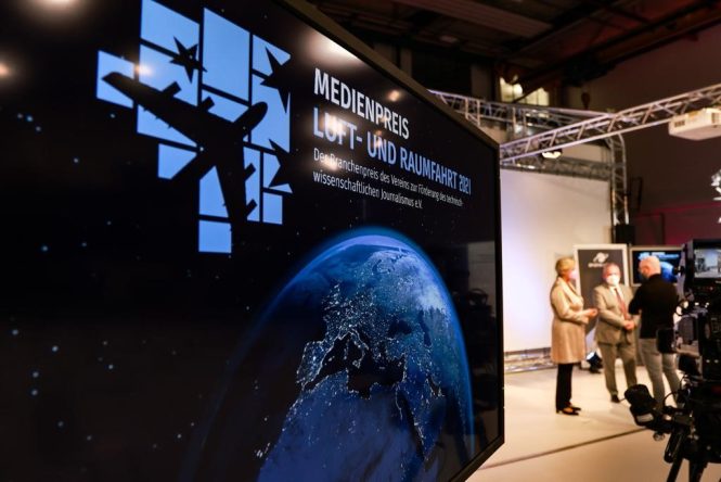 Verleihung des Medienpreises Luft- und Raumfahrt am 09.11.2023 Verleihung des Medienpreises Luft- und Raumfahrt am 09.11.2023