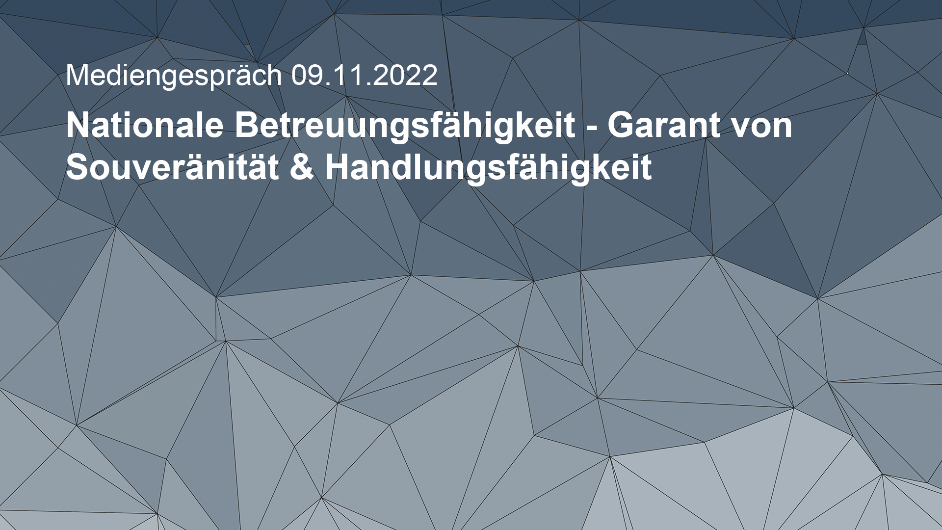 Nationale Betreuungsfähigkeit 