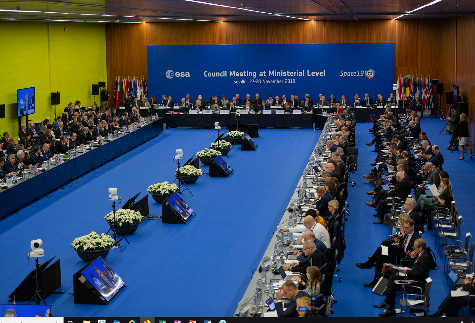 ESA-Ministerratstagung in Sevilla (Foto: ESA - S. Coraja)