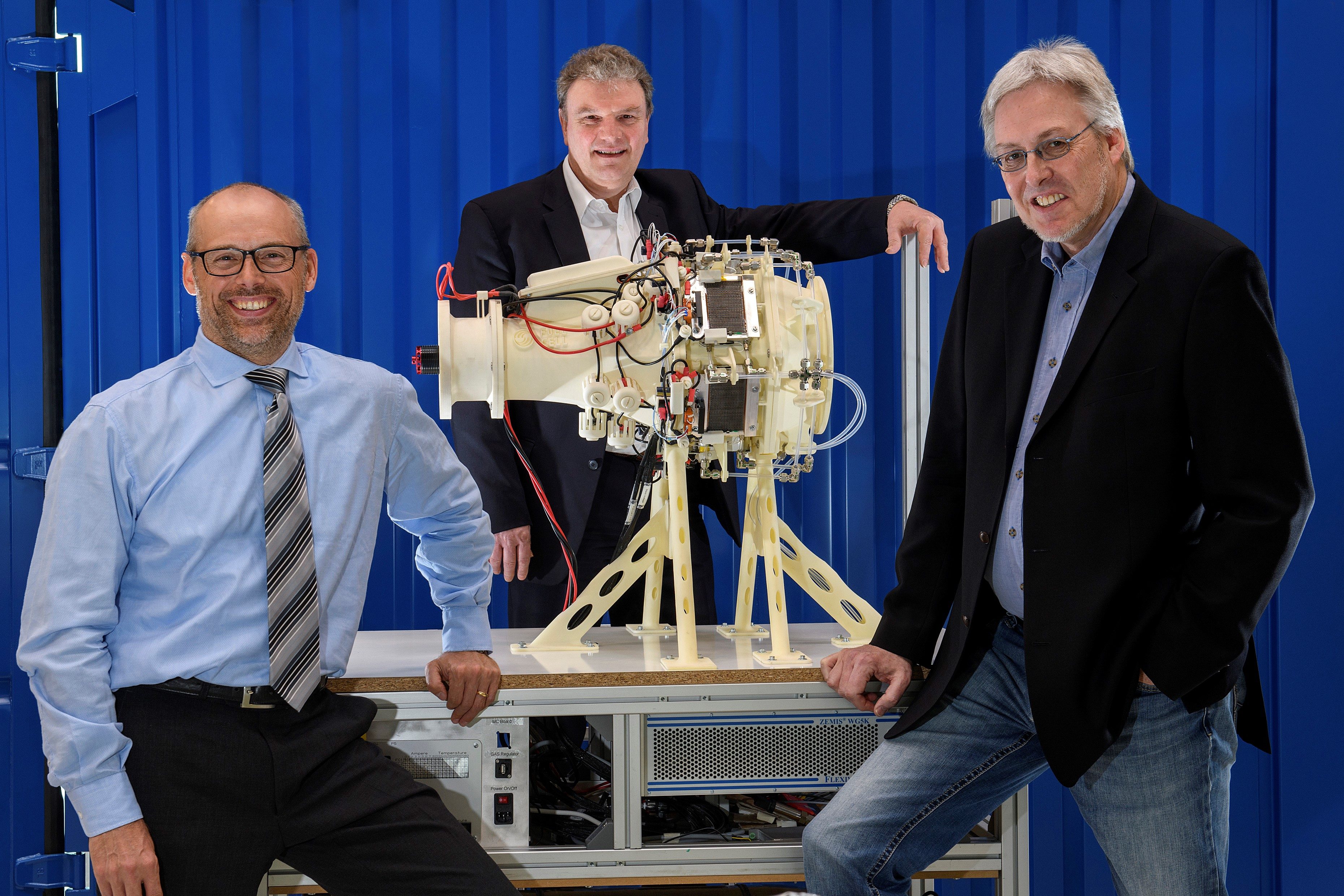Das neue Brennstoffzellen-Konzept von Airbus bei der Verleihung des Innovationspreises der Deutschen Luftfahrt